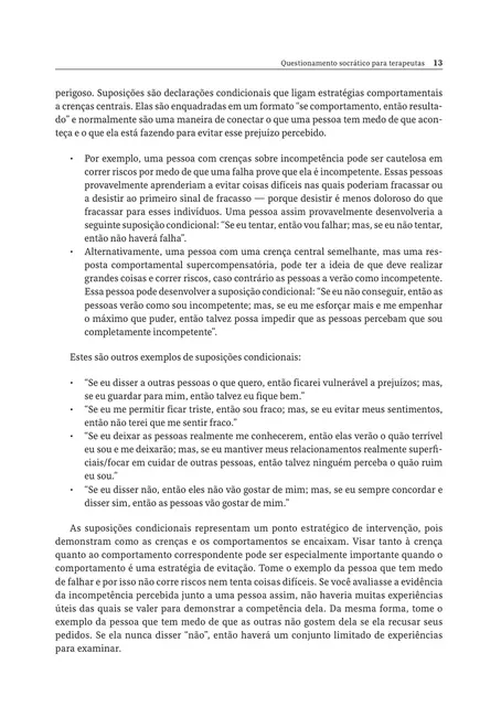 Questionamento Socrático para Terapeutas