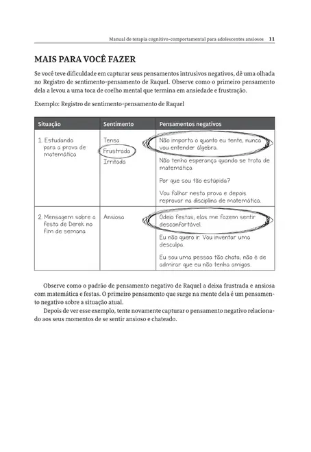 Manual de Terapia Cognitivo-comportamental para Adolescentes Ansiosos