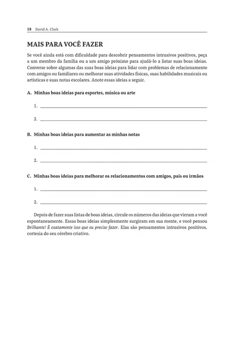 Manual de Terapia Cognitivo-comportamental para Adolescentes Ansiosos