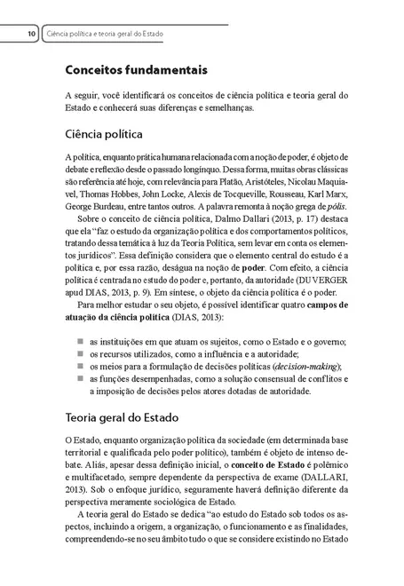 Ciência Política e Teoria Geral do Estado