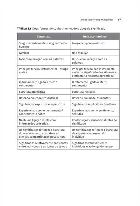 O que Acontece em Mindfulness