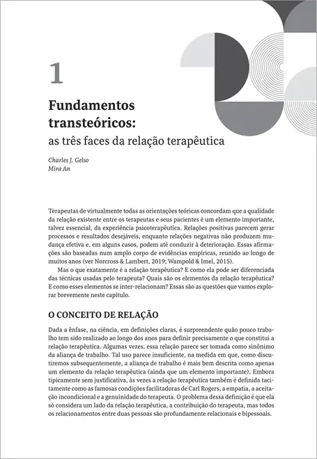 A Relação Terapêutica nas Terapias Cognitivo-comportamentais