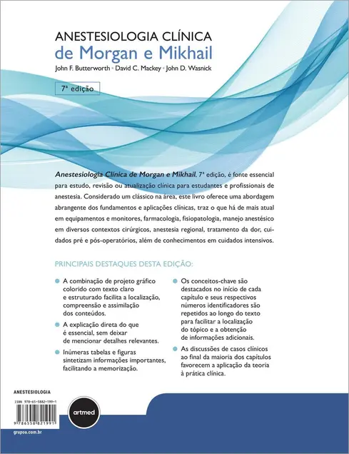 Anestesiologia Clínica de Morgan e Mikhail