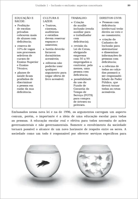 A Inclusao Social na Área Educacional