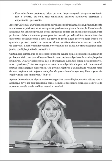 A AVALIACAO EM EAD