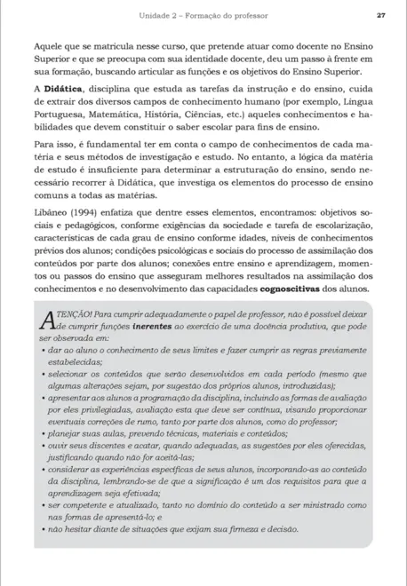 Didática do Ensino Superior