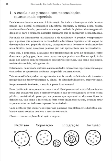 Diversidade, Currículo Escolar e Projetos Pedagógicos: