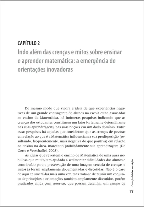 Ensino De Matemática na Escola de nove anos
