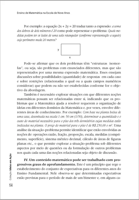 Ensino De Matemática na Escola de nove anos