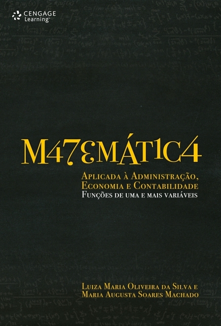 Matemática aplicada à administração, economia e contabilidade