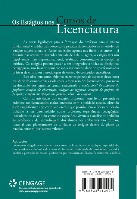 Os Estágios nos Cursos de Licenciatura