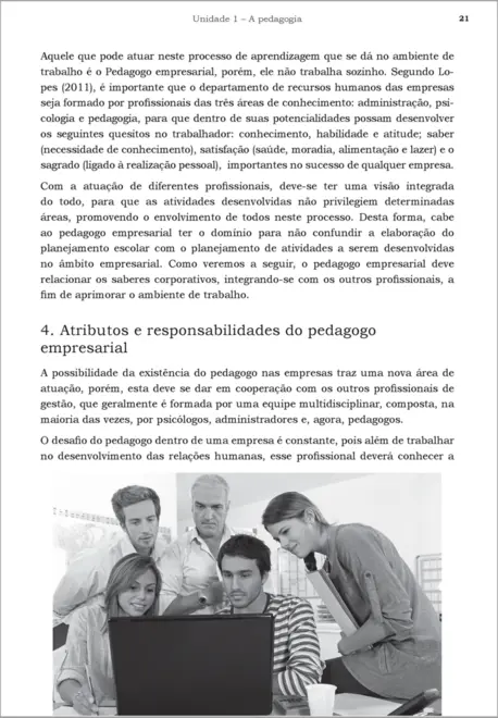 Pedagogia Empresarial I