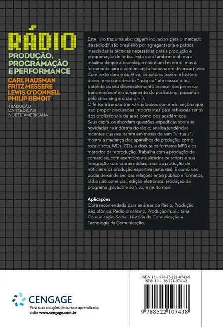 Rádio - Produção, Programação e Performance