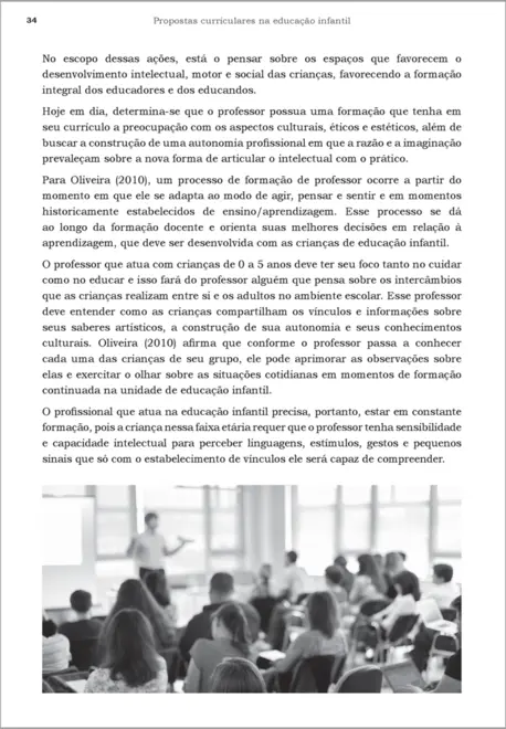 Propostas Curriculares na Educação Infantil