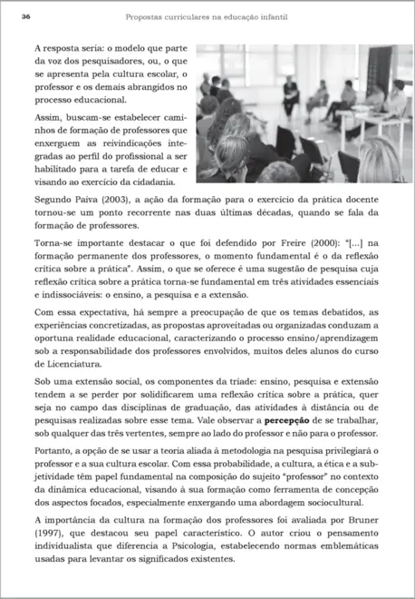 Propostas Curriculares na Educação Infantil