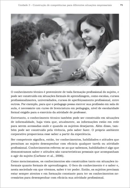 Processos de Aprendizagem e Desenvolvimento de Competência