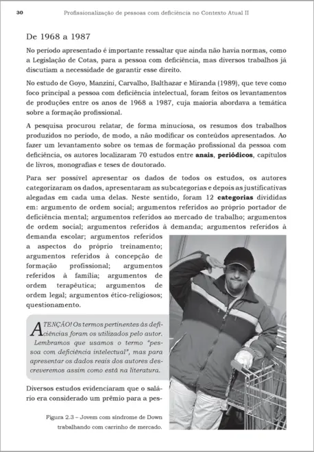 Profissionalização de Pessoas Com deficiêciencia no contexto atual II