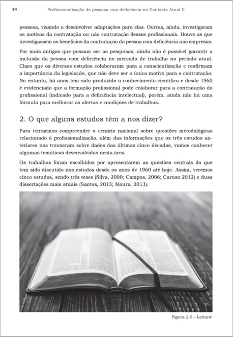 Profissionalização de Pessoas Com deficiêciencia no contexto atual II