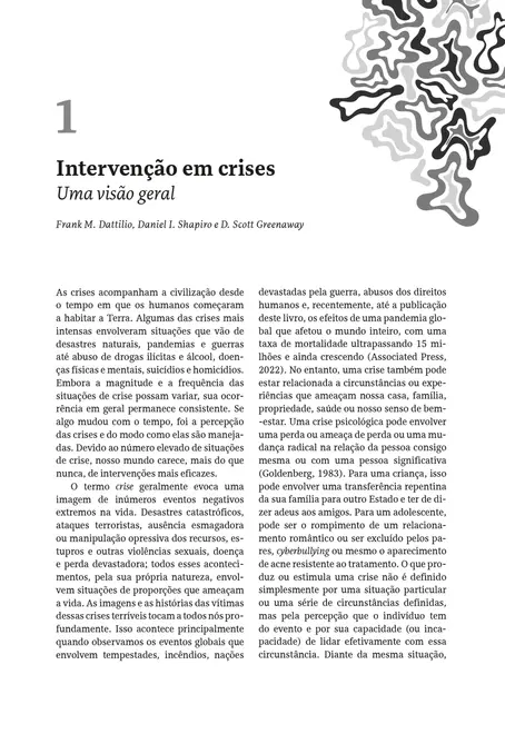 Estratégias Cognitivo-comportamentais de Intervenção em Situações de Crise