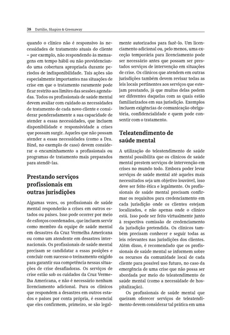 Estratégias Cognitivo-comportamentais de Intervenção em Situações de Crise