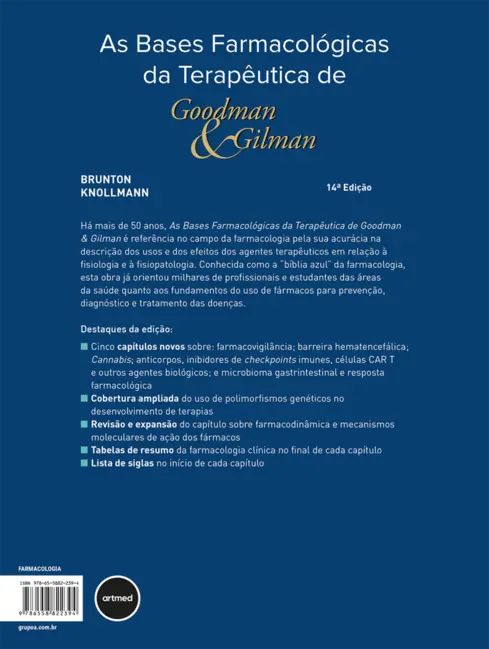 As Bases Farmacológicas da Terapêutica de Goodman e Gilman