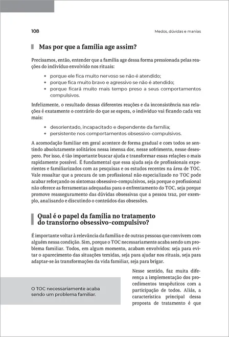 Medos, Dúvidas e Manias