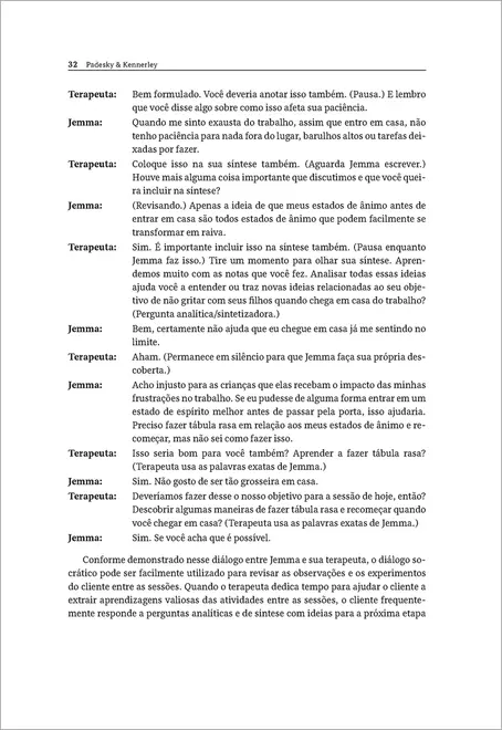 Diálogo Socrático Para a Descoberta em Psicoterapia