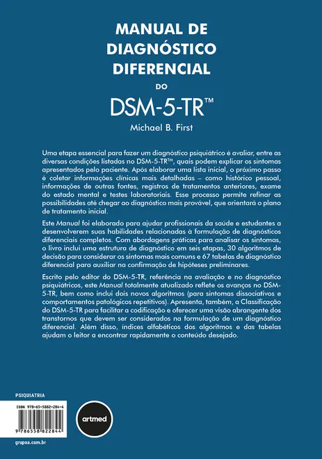Manual de Diagnóstico Diferencial do DSM-5-TR