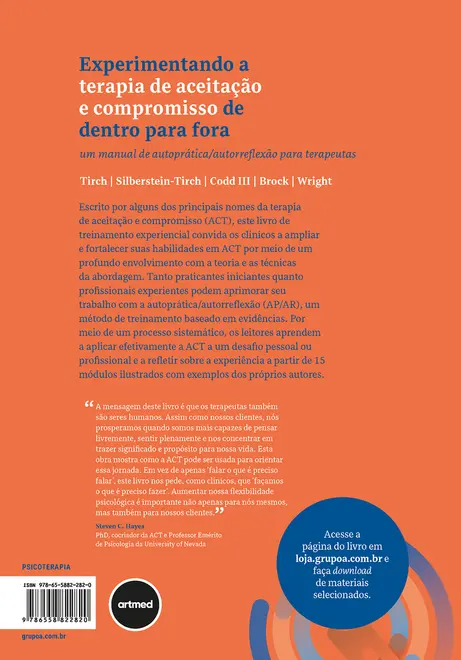 Experimentando a Terapia de Aceitação e Compromisso de Dentro para Fora