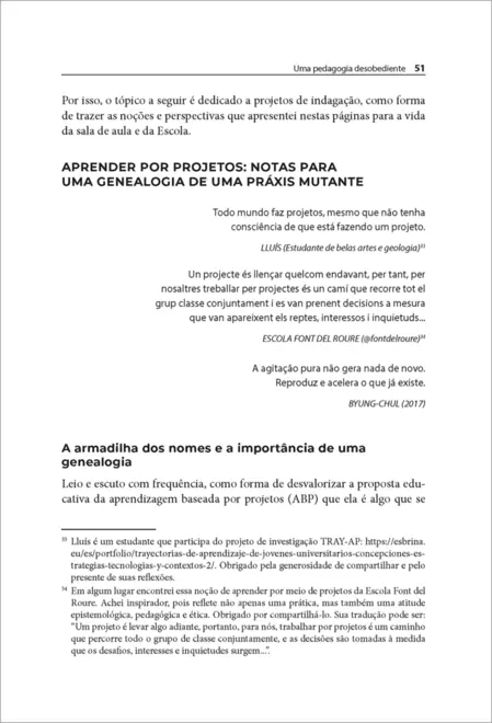 Uma Pedagogia Desobediente