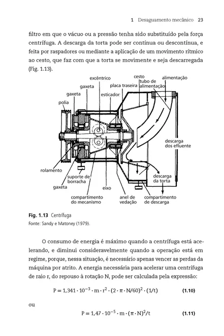 Desaguamento, espessamento e filtragem