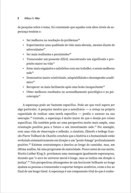 8 Caminhos Para a Esperança