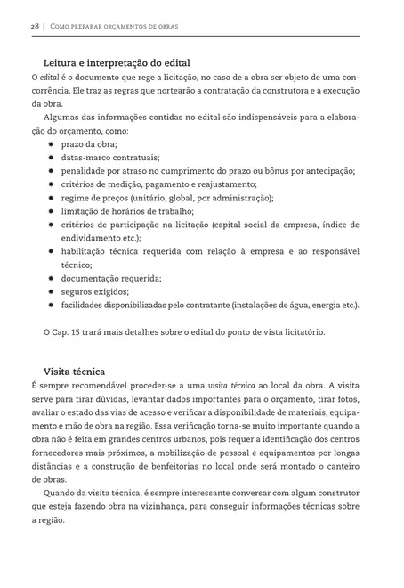 Como preparar orçamentos de obras