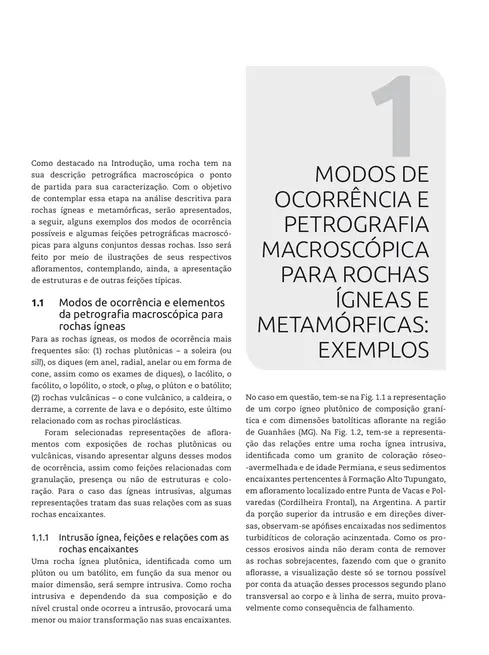 Rochas ígneas e metamórficas