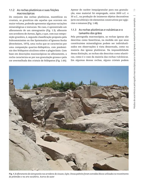 Rochas ígneas e metamórficas