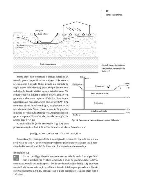 Exercícios de mecânica dos solos