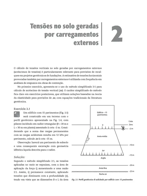 Exercícios de mecânica dos solos