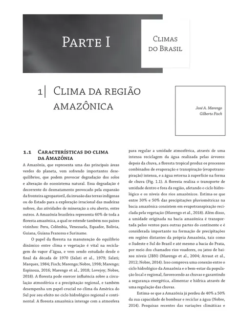 Clima das regiões brasileiras e variabilidade climática