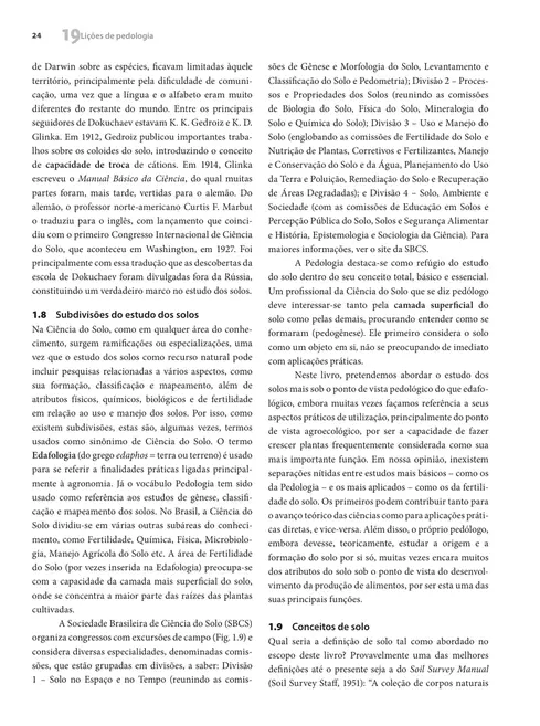 19 lições de pedologia