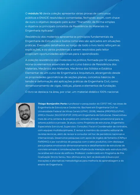 Coleção resistência dos materiais mod. 10: provas de concursos públicos e ENADE