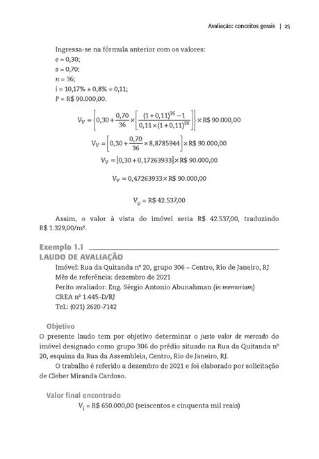 Engenharia legal e de avaliações
