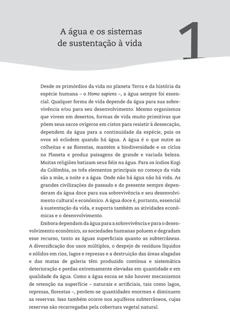 Recursos hídricos no século XXI