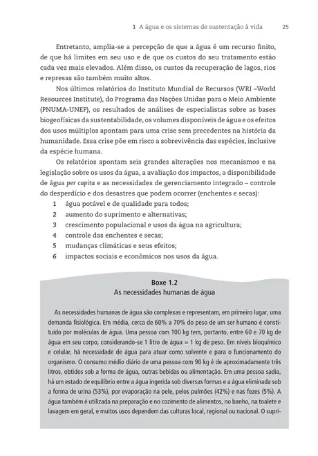 Recursos hídricos no século XXI