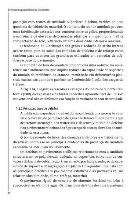 Drenagem subsuperficial de pavimentos