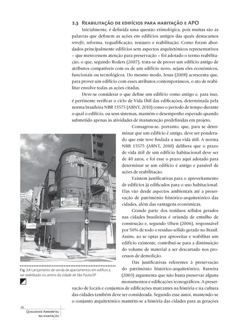 Qualidade ambiental na habitação