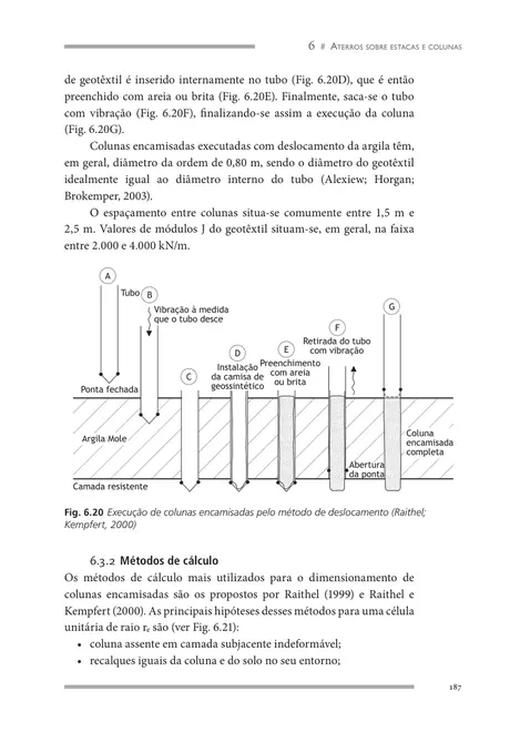 Aterros sobre solos moles