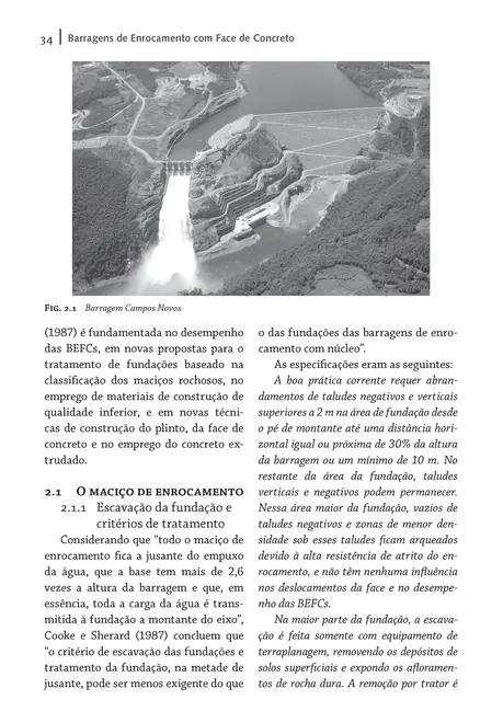 Barragens de enrocamento com face de concreto