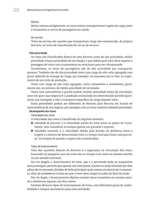 Manual básico de engenharia ferroviária