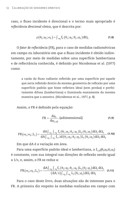 Calibração de sensores orbitais