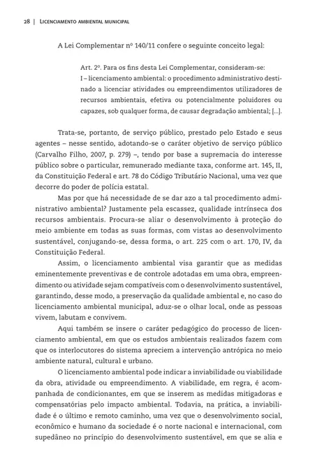 Licenciamento ambiental municipal